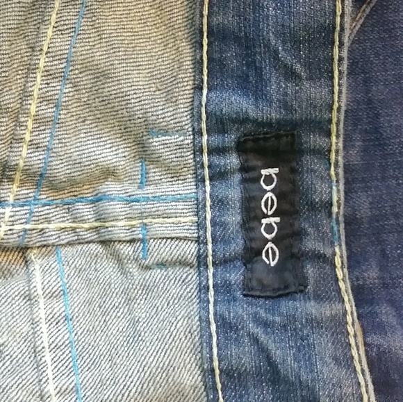 Bebe Embellished & Embroidered Denim Jeans - Picture 7 of 7